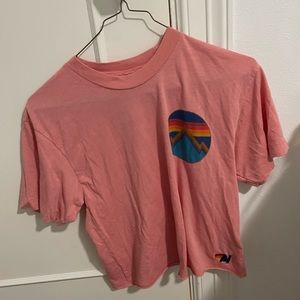 AVIATOR NATION CROPPED TEE